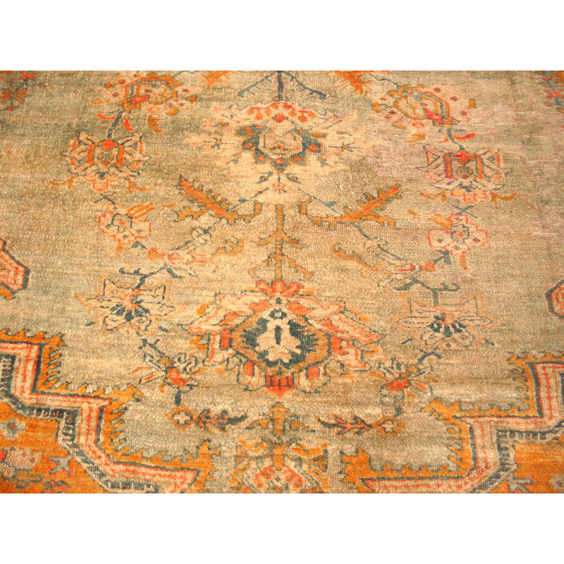 Tapis Oushak turque luxueux de grande taille