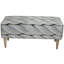 Marine Polyester Blend Upholstered Bench-71475306