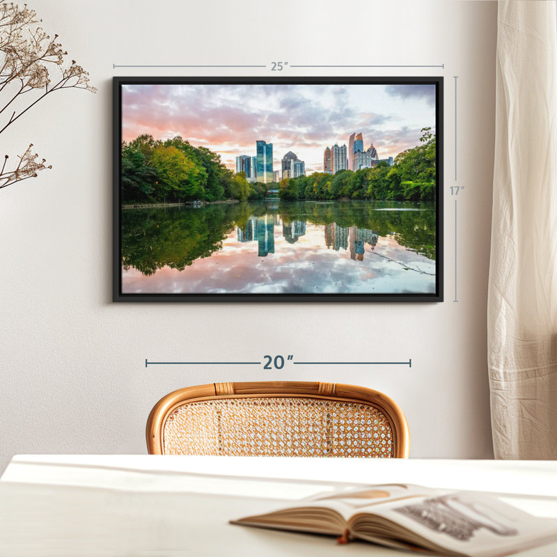 Impression sur toile Midtown Atlanta Park, H 17 po x l 25 po