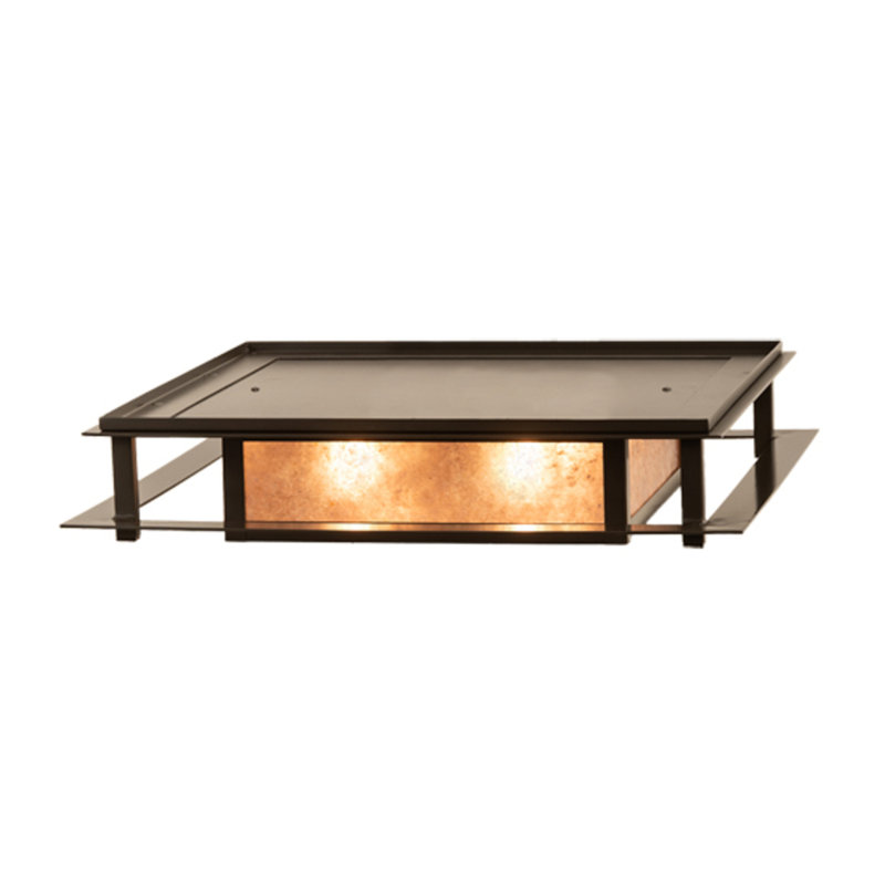 Yasmen Mica Flush Mount