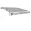  Auvent de patio manuel rétractable en gris / blanc-112618909-112618910-131459378