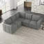 Ensemble de canapé modulaire en L Aubade avec canapé-lit escamotable-955490945