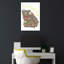 Explore Georgia Map Contemporary Alligator Architecture Nature Wall Art Print 1 Piece Wrapped Canvas Wall Art-1836349113