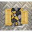Hosston Geometric Hand Woven Shag Area Rug-2110153176