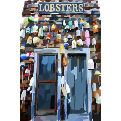 Vibrant Buoys III by Emily Kalina - Unframed Painting on Canvas