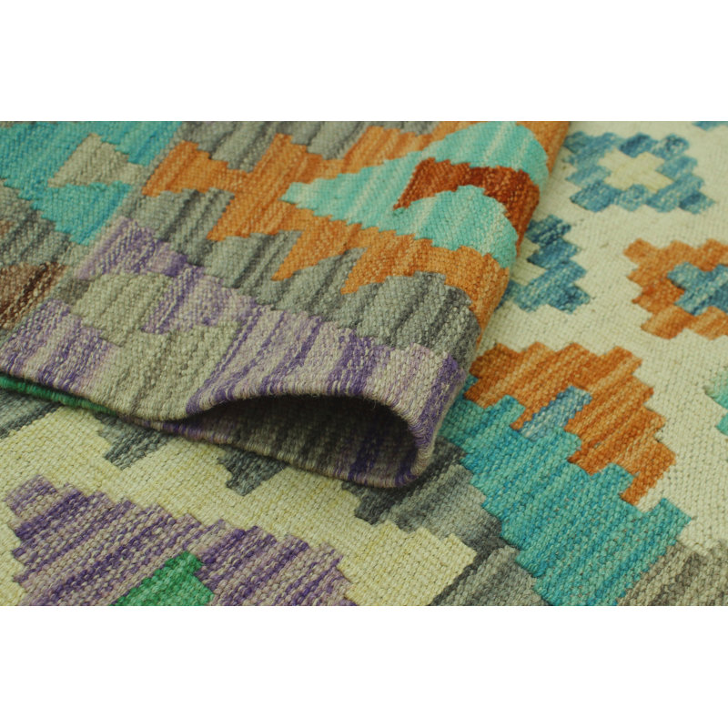 Bobbee Wool Geometric Indoor Rug