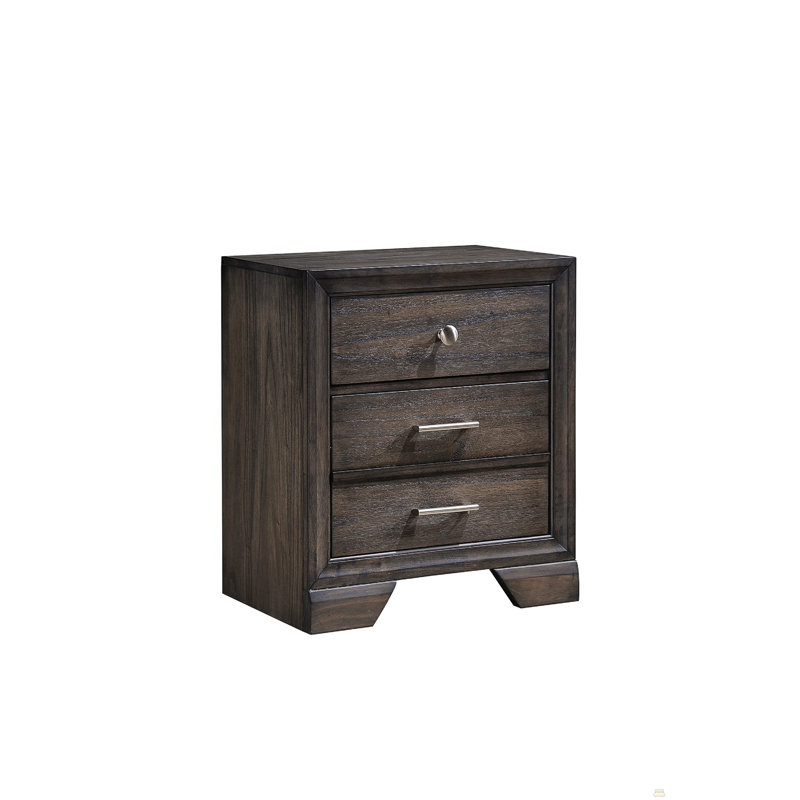 Table de chevet 2 tiroirs 1pc