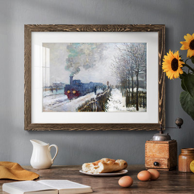 " Train In The Snow, The Locomotive, 1875 "