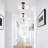 Keden Glass Semi Flush Mount