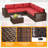 Heledd 5 - Person Patio Conversation Set with Cushions-1387855539