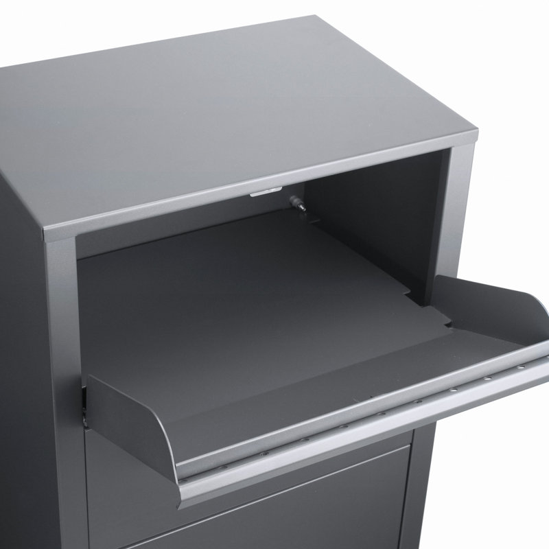 Large Single Compartment Locking Parcel Drop Box
