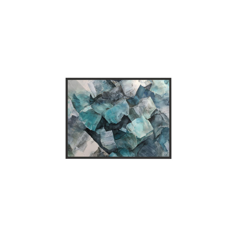 Teal Veil, 53" H x 40" W