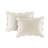 Full/Queen 3 Piece Reversible Scalloped Edge Quilt Set Cream
