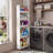 5 -Tier Utility Cart with Wheels for Narrow Spaces-128922497