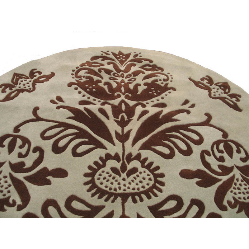 Hand Tufted Wool Floral Area Rug