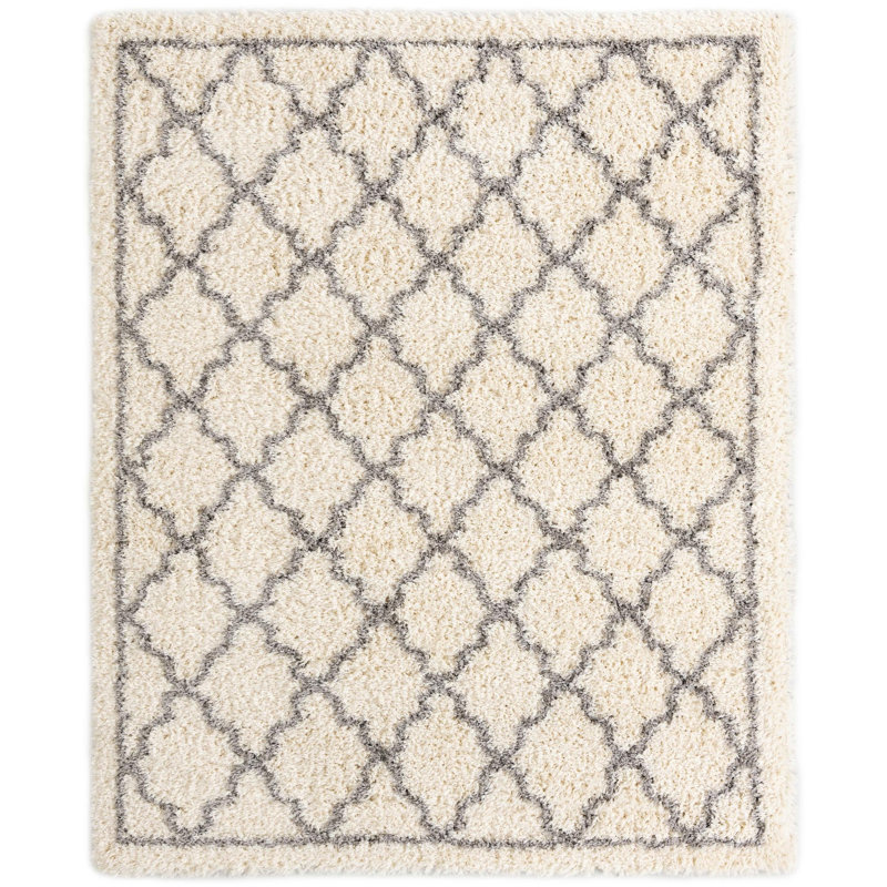 Tarquinio Rug, Rectangle 8' x 10', Ivory