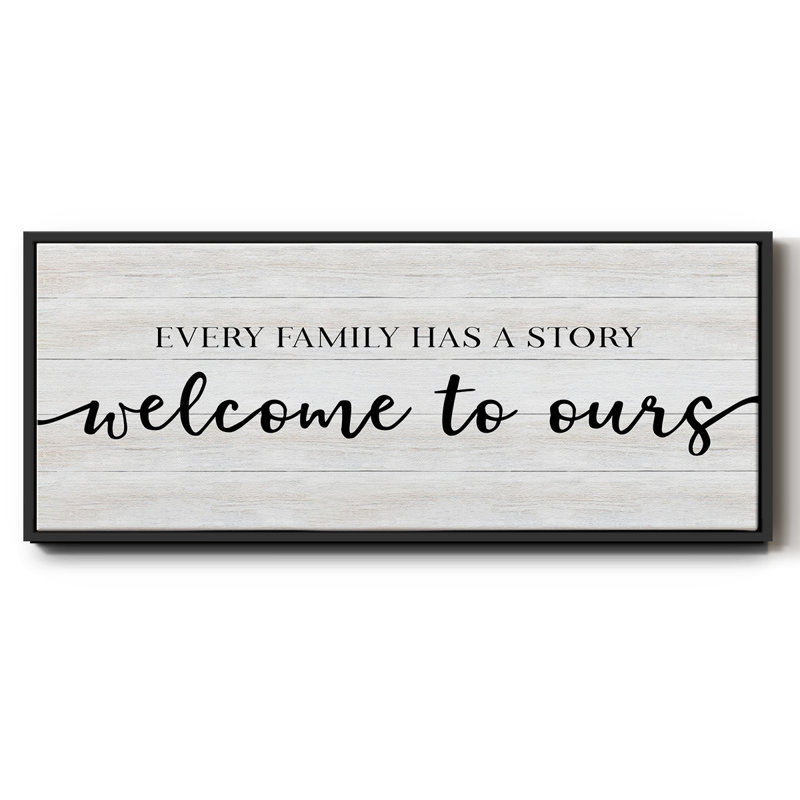 Family Story - toile encadrée