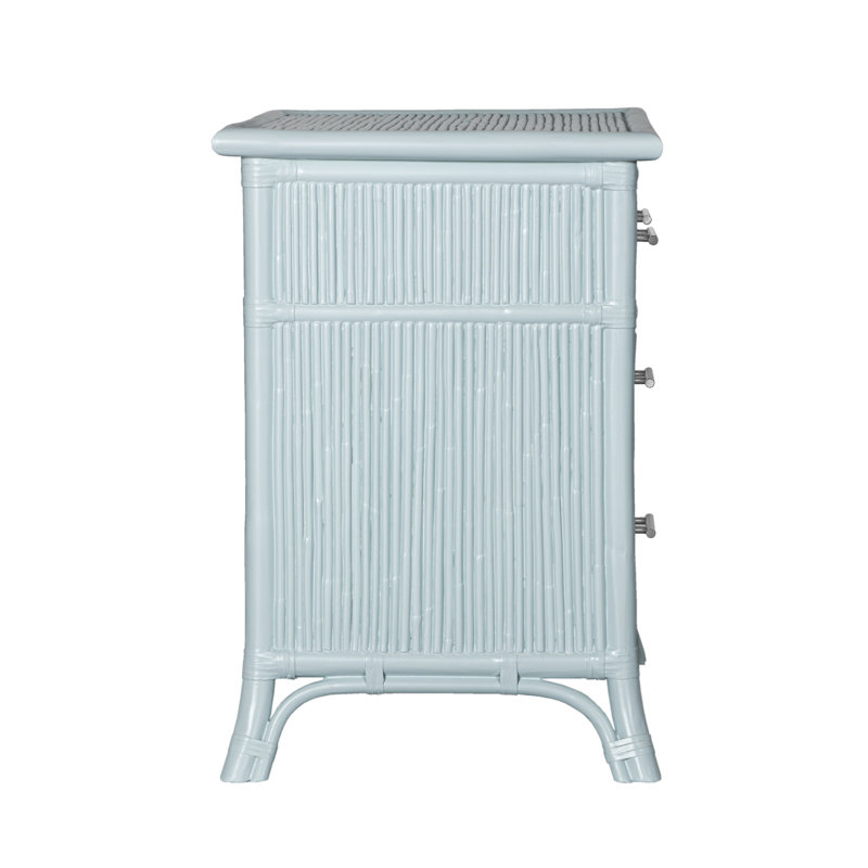 4 - Drawer Nightstand, Light Blue