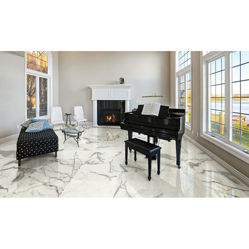 Carreau de marbre et de sol en marbre 60 po x 60 po Marble