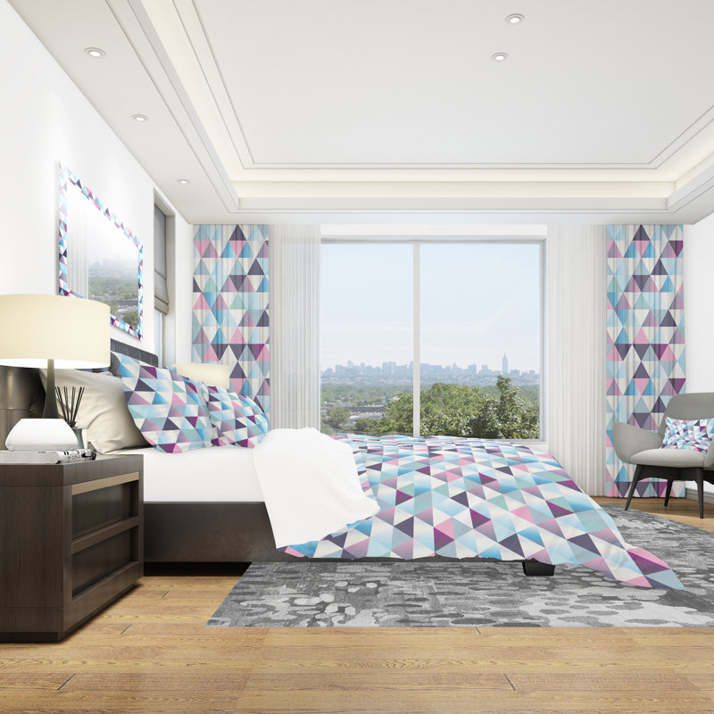 Ensemble de housse de couette moderne, Housse de couette très grand + 2 taies