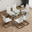 Table en verre de style moderne