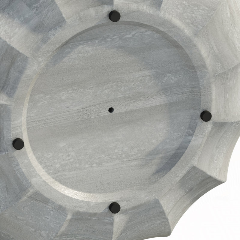 35.43"Outdoor Patio Coffee Table, Light Gray