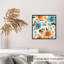 Motif floral rétro sans cadre-513762101