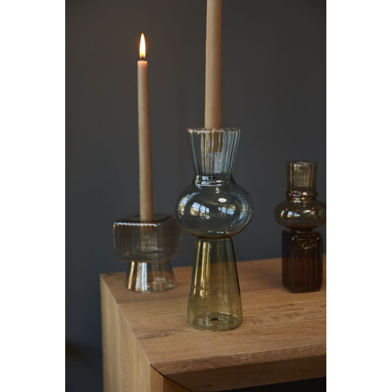 Bougeoir de table en verre 10,25 po Venita