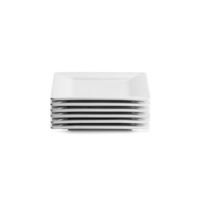 Jaion 6'' Ceramic Square Appetizer Plate