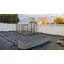 Lot de 2 : Parterre de jardin en acier galvanisé gris, 3,66 m x 0,91 m x 0,46 m-1117035275