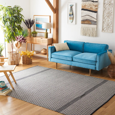 Kilim Flat Weave Cotton Geometric Rug