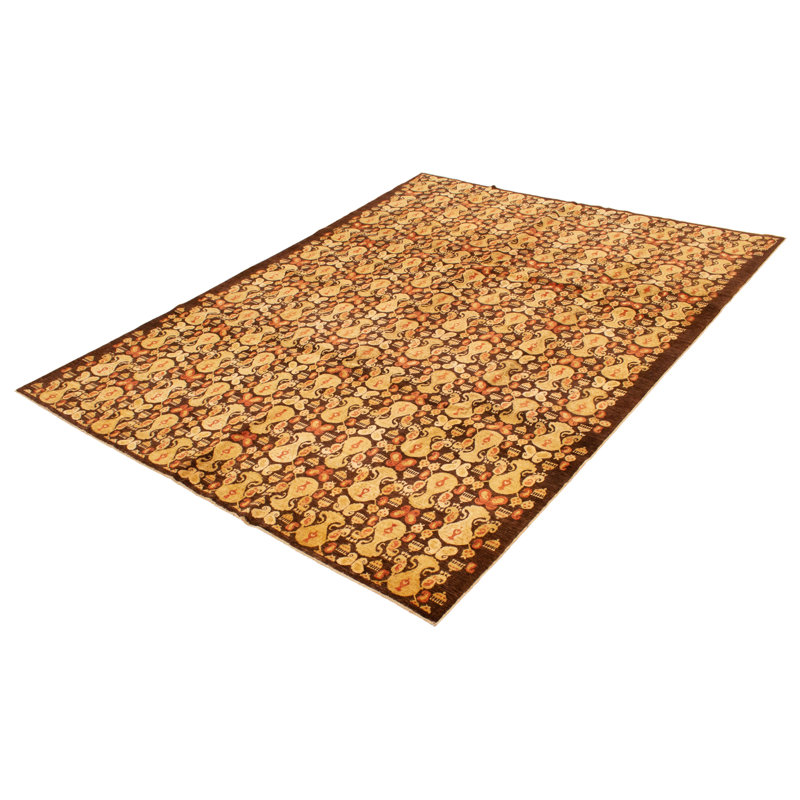 Tapis brun foncé Raife Finest 8 pi 11 po x 11 pi 5 po