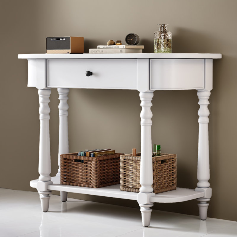 Table d'appoint 36 "pour le couloir, Blanc