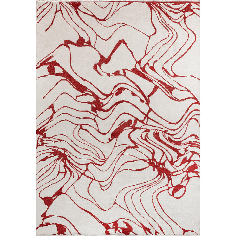 Rapture Abstract Area Rug, Rectangle 7'10" x 11'2"