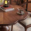 Table de salle à manger en bois massif de couleur châtaignier-1774333590
