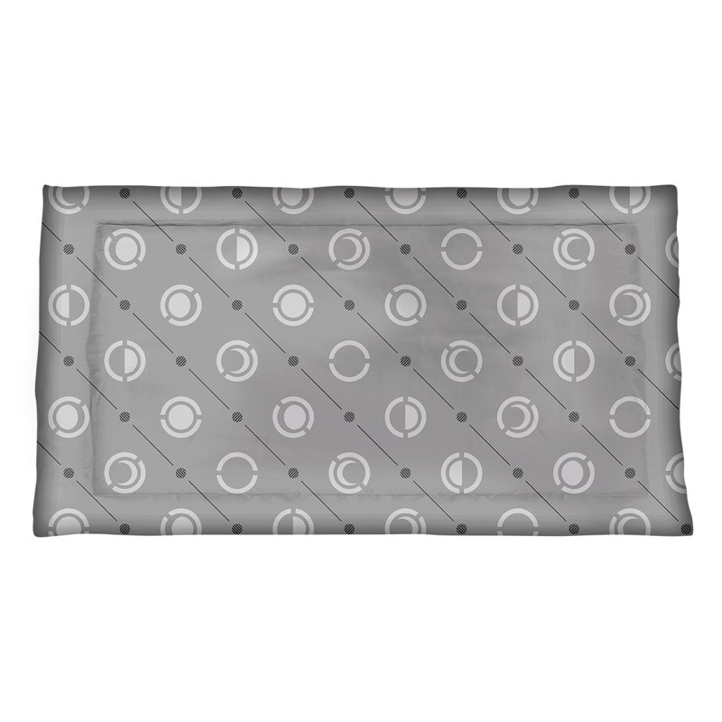 Taie décorative oreiller Classic Moon phases, Roi, Polyester, Accent noir