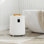 Chauffe-serviettes de luxe pour salle de bain 18 L avec affichage à DEL et arrêt automatique blanc