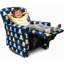 Chaise berçante pour enfants inclinable dans des voitures bleues marine - Plusieurs motifs disponibles!-670628905