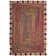 Herzig Hand-Woven Flatweave Red Area Rug