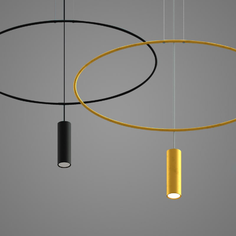 Alissone 1 - Light Black Unique/Statement Pendant