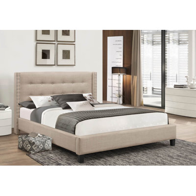 Lit plateforme tapissier Banff