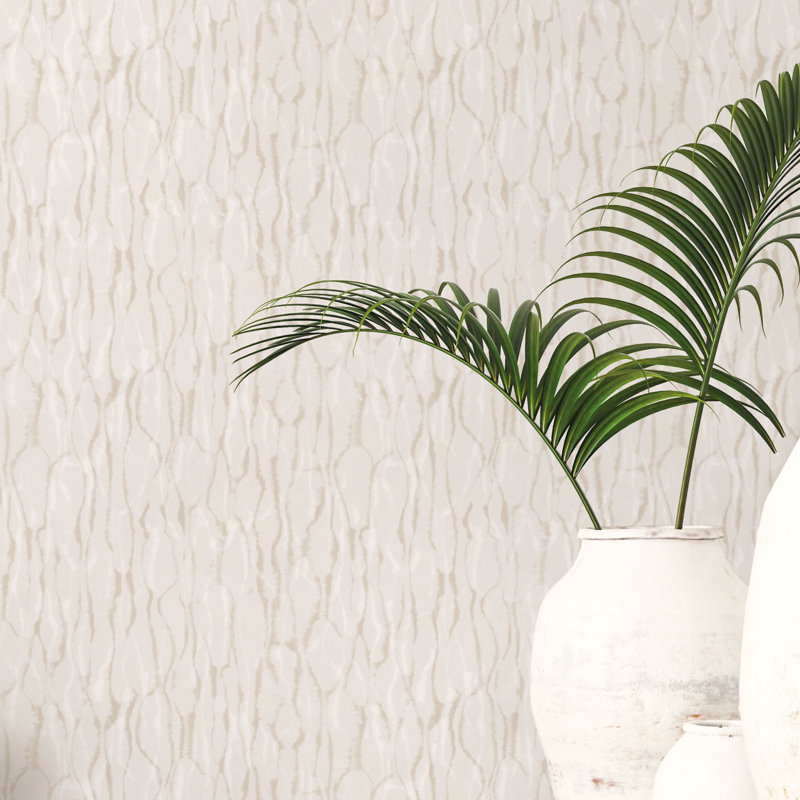 Deljuan 1000cm x 53cm Textured Non-Pasted Roll, Beige