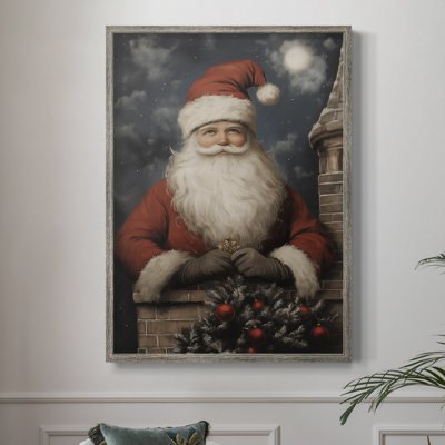 Art des Fêtes de Noël - série 2-CCGCLXII, reproduction encadrée - bois massif