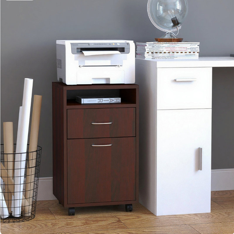 Organisateur de rangement mobile, Brun