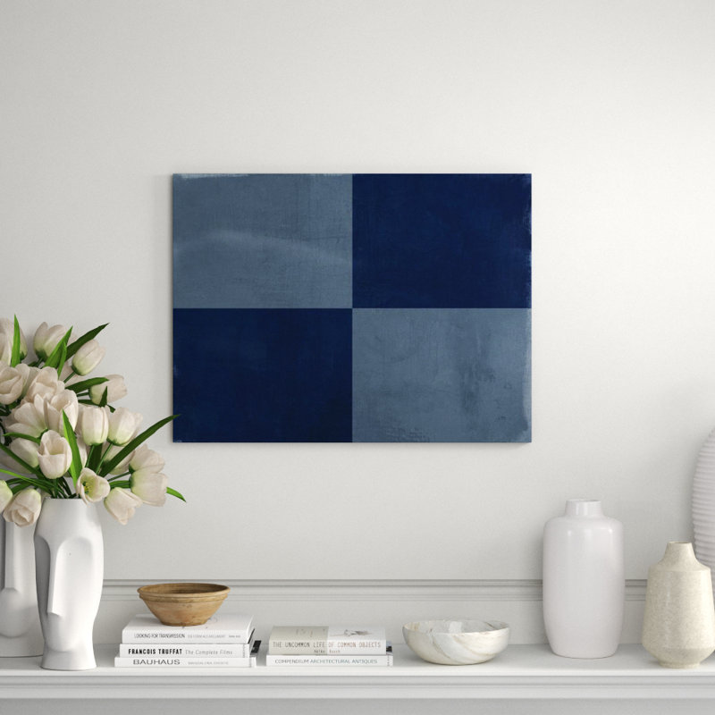 Nautical Flag X Print by Barclay Butera, 24" H x 32" W x 1.5" D, Matte