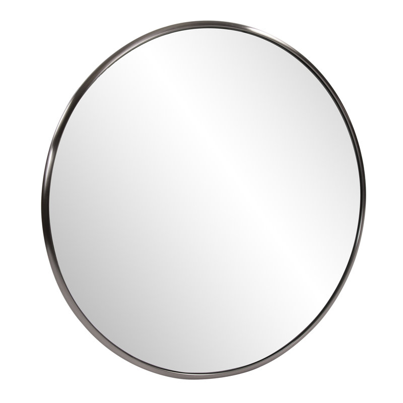 Yorkville Round Stainless Steel Mirror, 32" x 32", Brass