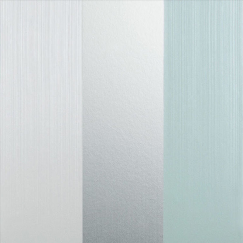 Figaro Striped Metallic Wallpaper Roll, Ocean