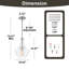 1-Light Modern Teardrop Pendant Light-183141157