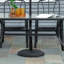 Curtis 14KG Round Garden Parasol Base, Fits 35mm, 38mm, 48mm Pole - Black