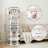 7 Tier Rotating Shoe Rack (White)
